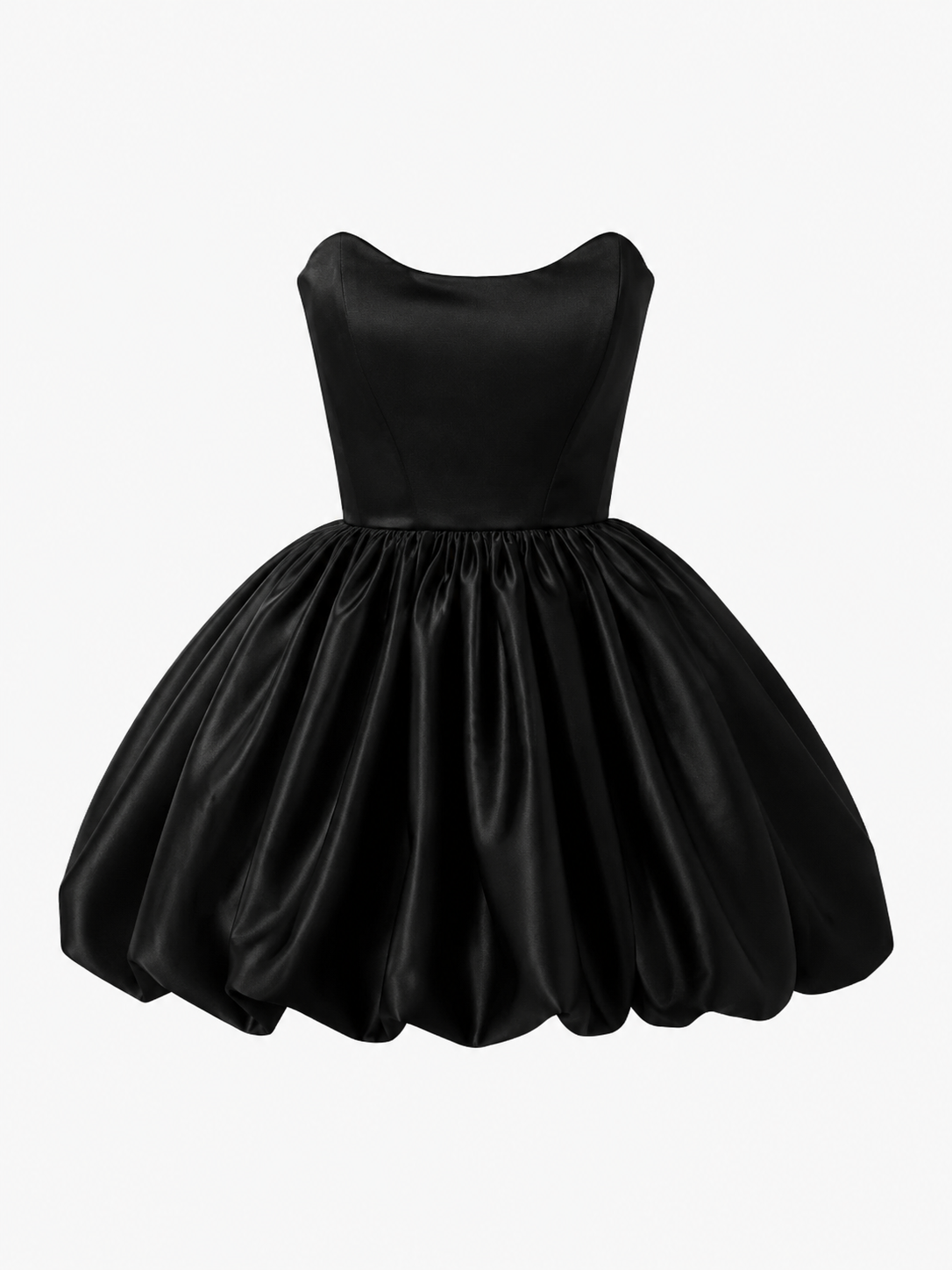 ROYAL SATIN KLEID - NOIR EDITION