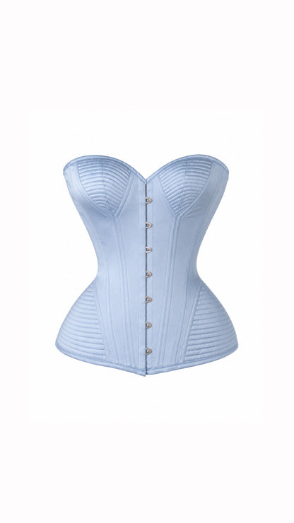 ROYAL SATIN KORSETT - BLAUE EDITION