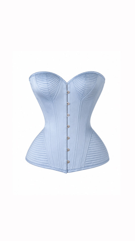 ROYAL SATIN KORSETT - BLAUE EDITION