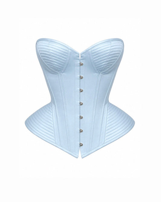 ROYAL SATIN KORSETT - BLAUE EDITION